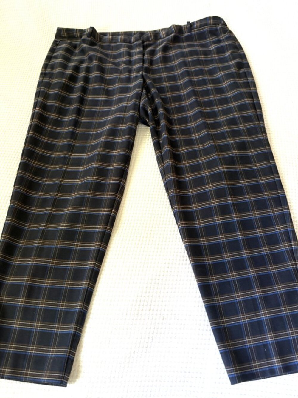 Blue Checked Pants by Liz Claiborne